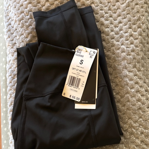 Adidas Women's Black Performance Leggings - Picture 2 of 2